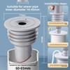 Wasserstop Bodenablauf Duschstopper Badezimmerzubehör 35-75mm Silikonabläufe Spülbeckenstöpsel Abwasserrohr Dichtungsring