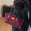 Modische große Tragetasche Damen 2025 Herbst Neuer Trend Retro-Umhängetasche Einfache lässige Pendlertasche