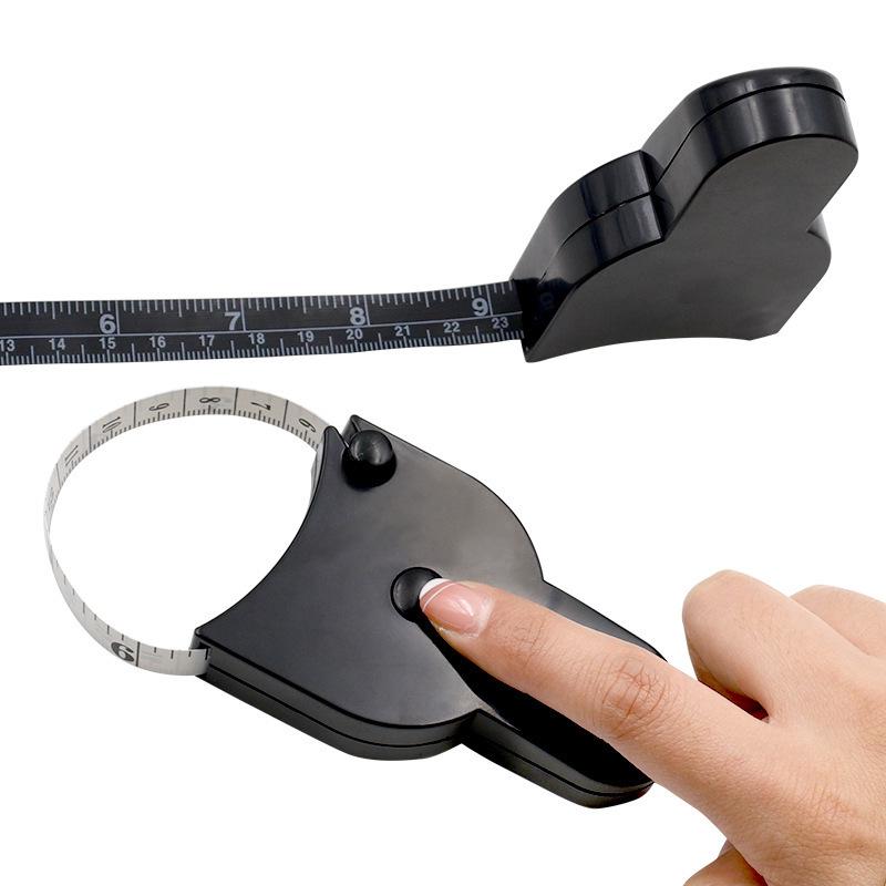 Y-Shaped Retractable Tape Measure, Metric & Imperial, 1.5m, 3D Circumference Design