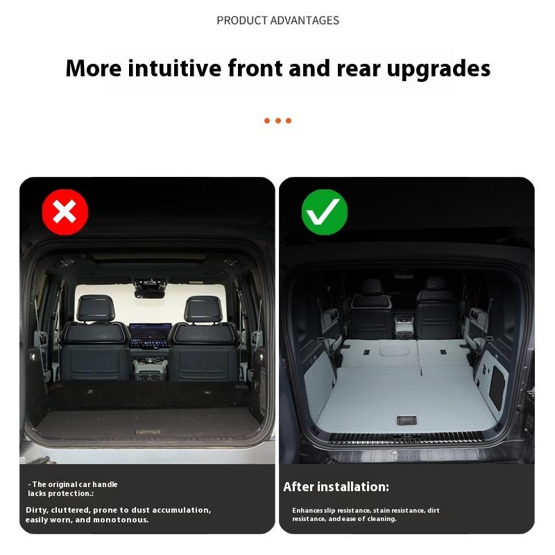 For BYD Formula Leopard 5 Denza B5 Full Coverage Trunk Mat Cargo Liner Boot Liner Interior Modification