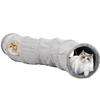 Cat Tunnel Pet Toy Toy with Ball and Hole Foldable Cat Tunnel Easy To Store