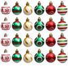 12Pcs 4cm Christmas Ball Set Painted Xmas Ornament Ball Creative Xmas Tree Hanging Pendant