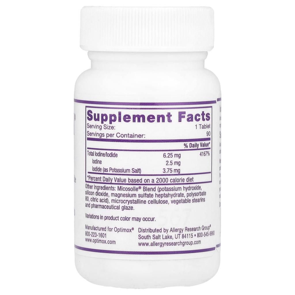 Iodoral®, Jod, Hochdosiert, 6,25 mg, 90 Tabletten