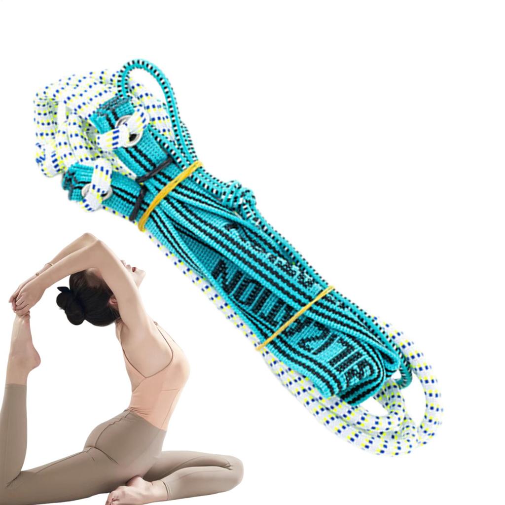 Yoga-Dehnband Verstellbar Mehrzweck Langes Dehnband für Tanz Rehabilitation Heim-Flexibilitätstraining Fitnessstudio Fitness
