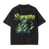 Anime Hunter X Hunter Printed Tshirt Mens and Womens Washed Tshirt High Quality Vintage Cotton Tshirt Harajuku YK Top