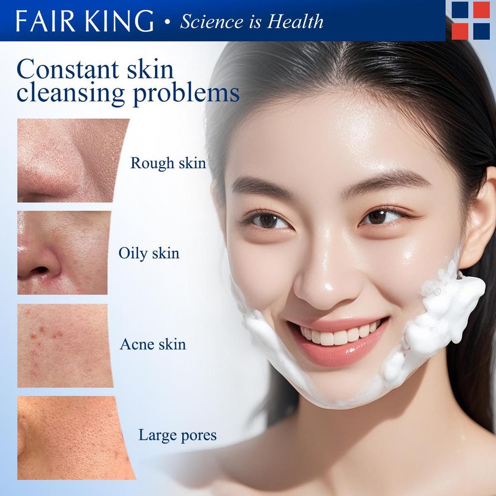 FAIR KING Exfolarting Mousse Złuszczający nawilżający środek oczyszczający Usuwanie martwego naskórka Kontrola oleju Zmniejszenie porów Pielęgnacja skóry