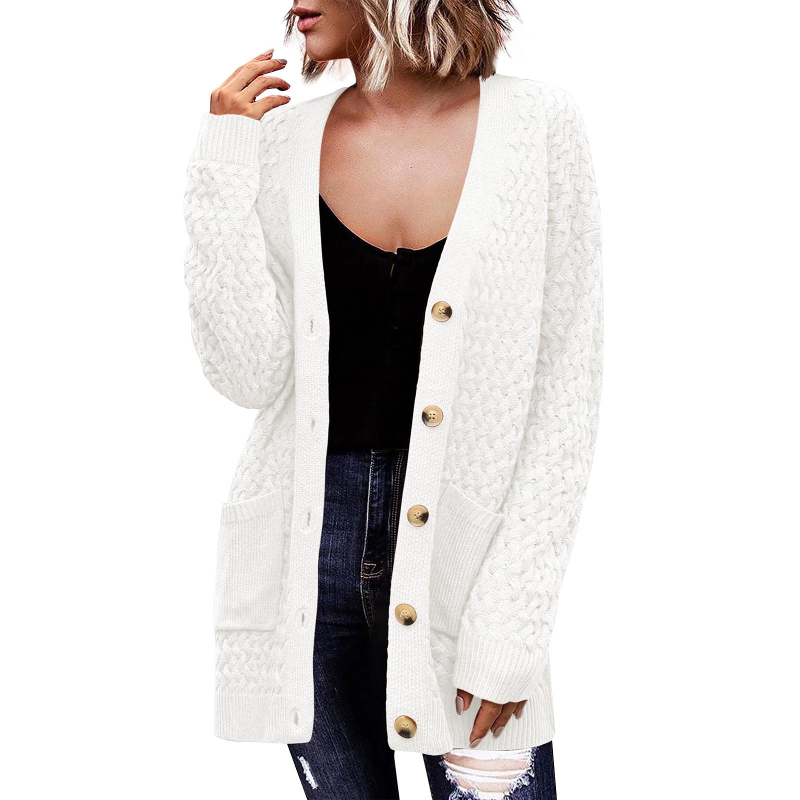 

Женский кардиган свитер осенняя одежда открытый перед косичка вязка оверсайз зимняя верхняя одежда верхняя одежда XL белый