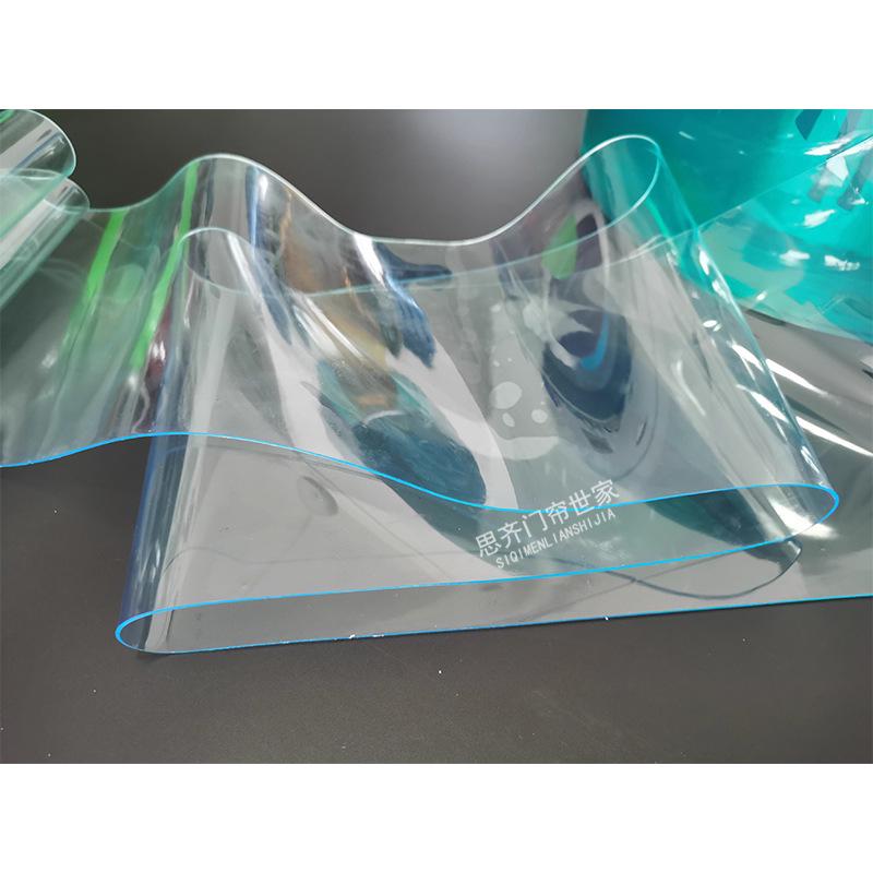 PVC Transparent Sliding Door Curtain - Windbreak, Rainproof, Household Partition