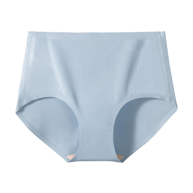 Jednodílné spodní prádlo s vysokým pasem bez stop, antibakteriální a prodyšné spodní prádlo Dámské módní kalhotky