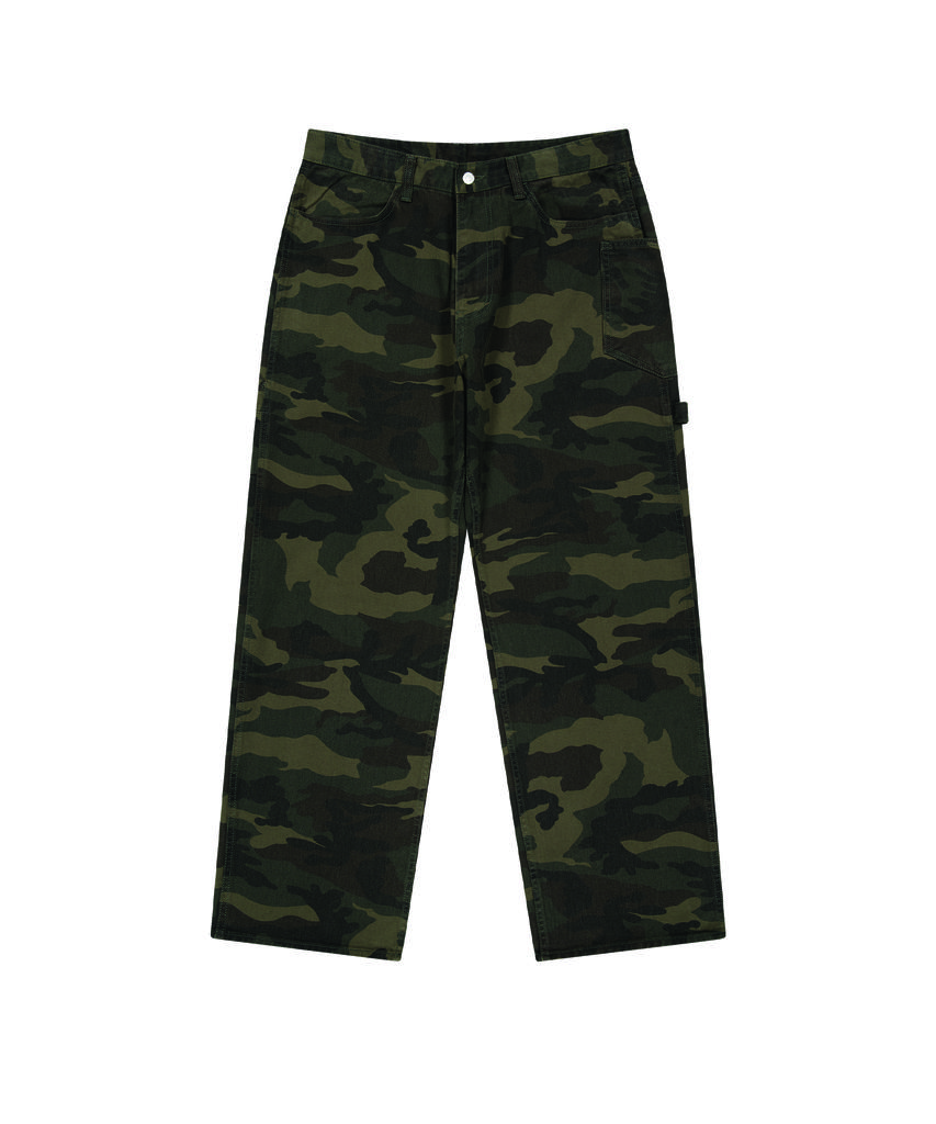 ENDOOR Washed Duck Double Pants (Camouflage)