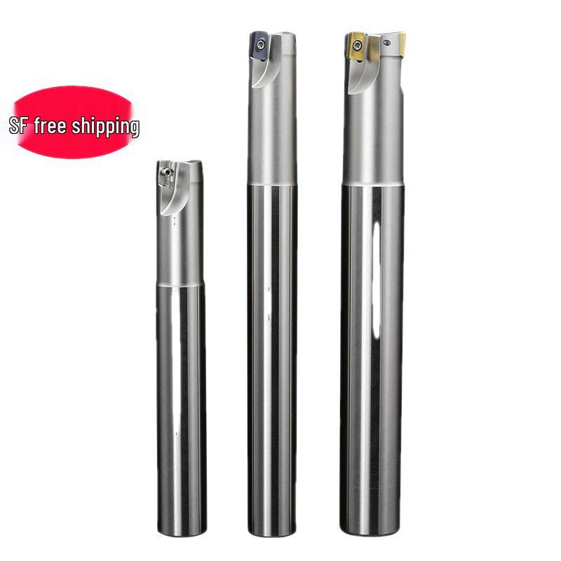 300R CNC Vertical Milling Cutter Holder with R0.8 Carbide Insert for Roughing and Right-Angle Milling