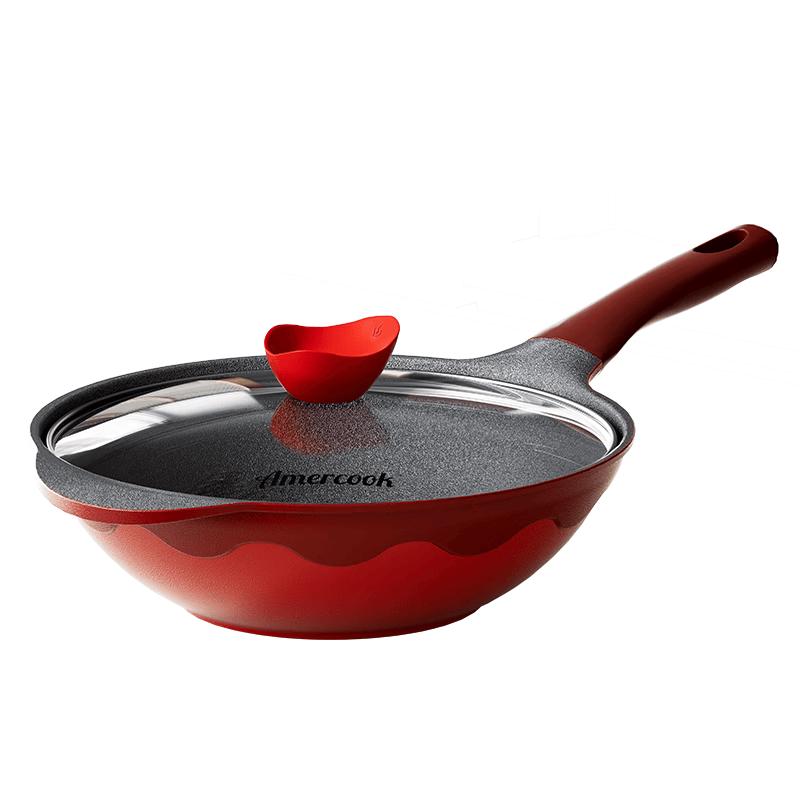 Антипригарный вок Amercook Alfita с титановым покрытием