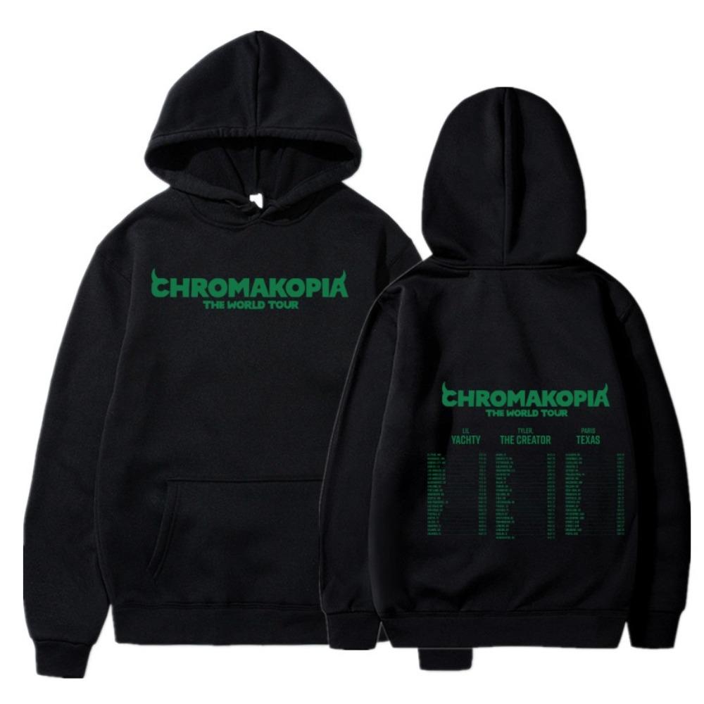 Hip Hop Harajuku Tyler The Creator Chromakopia Noid Sweatshirt Fashion Trend Autumn Winter Men's Warm Hoodie
