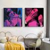 Abstract Sexy Romantic Lover Poster Prints Canvas Painting Modern Wall Art Picture for Bar Hotel Bedroom Home Decoration Cuadros