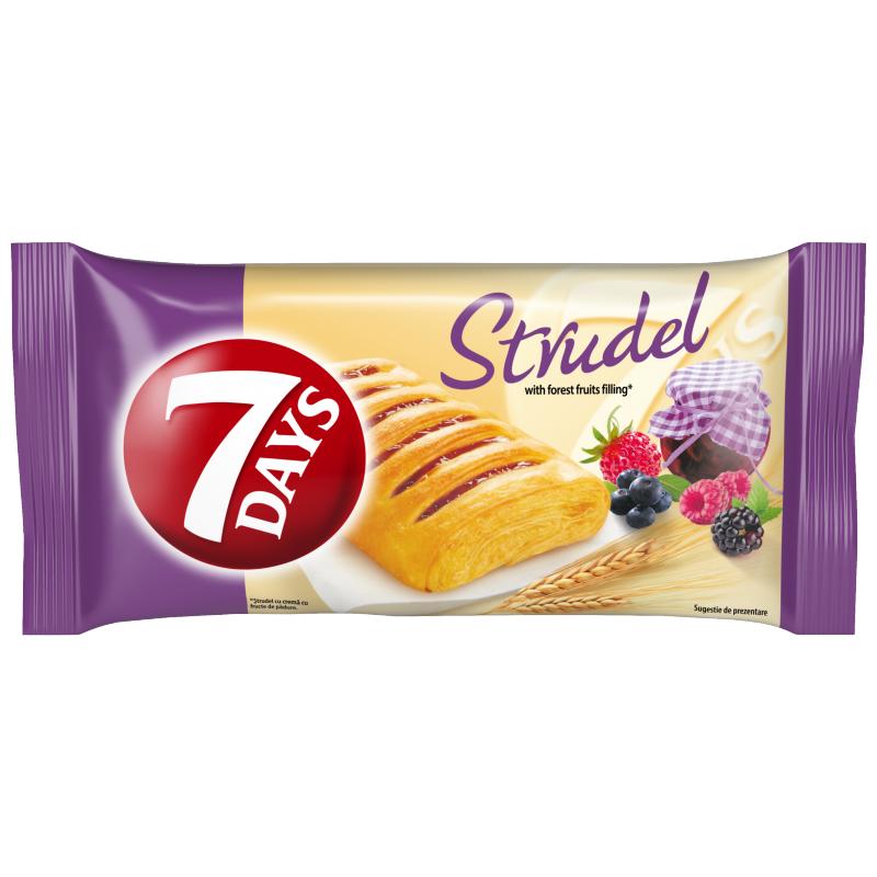 7Dagen Strudel bladerdeeggebak met bosvruchtenvulling - 80 g