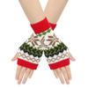 Teens Girl Colorful Christmas Gloves Decorative Oversleeves Women Accessories
