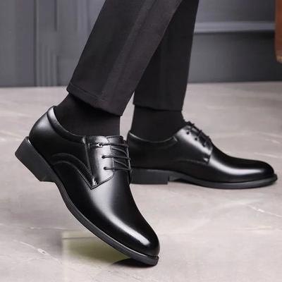 Schnürschuhe Rutschfeste Herren Leder Brogue Schuhe Im Angebot Retro PU Gewöhnliches Schuhwerk Angebot Männlicher Freizeitschuh Mode 2024 Elegant