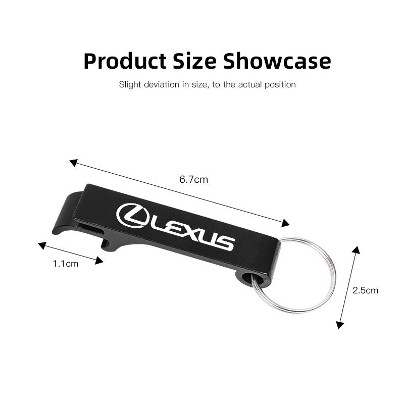 Car Bottle Opener Keychain Multifunctional Keyring Gift For Lexus F SPORT RX300 IS200 IS250 ES350 Ct200h UX250h NX300h RX350 LS