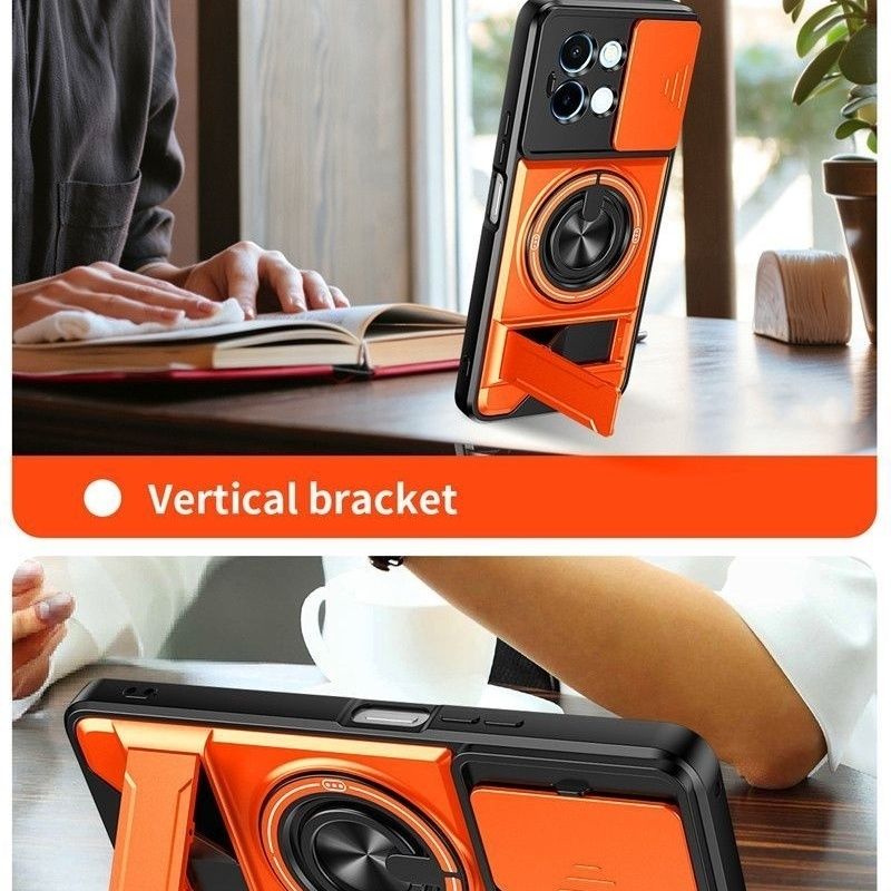 Case For Vivo Y200i Magnetic Stand Window Flip Case Full Lens Protection Shockproof Cover
