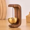Wooden C Shaped Magnetic Door Chime Entrance Decoration Doorbell Magnetic Shopkeepers Bell Wood Door Chime For Refrigerator Room