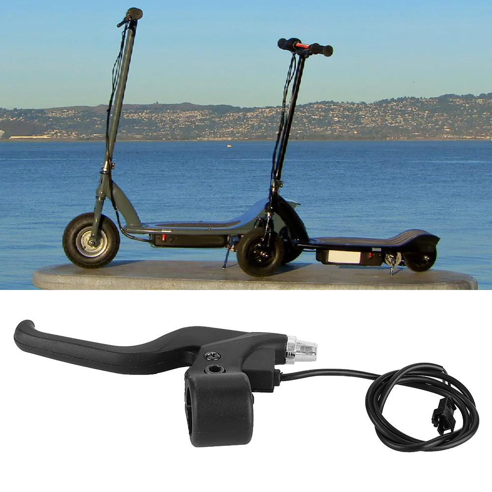 Černá plastová levá brzdová páka pro elektrický skútr Razor Pocket E Bike