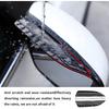 2PCS Rearview Mirror Rain Visor Guard, Carbon Fiber Mirror Rain-Proof Sun Visor Side,Rainproof Waterproof Auto Rearview Mirror Cover Accessories,