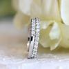 Huitan Fashion Contracted Design s Set Rings with Cubic Zirconia Brilliant Bride Wedding Accessories New Trendy Women Jewelry