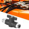 6mm Tube OD BSPP Male Thread Pneumatic Hand Valve Quick Connector with Manual SwitchBC602