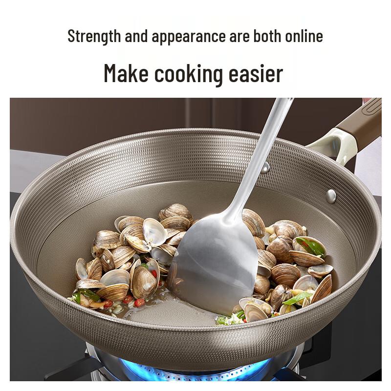 Yoshida Takumi 34cm Titanium Non-stick Wok Set