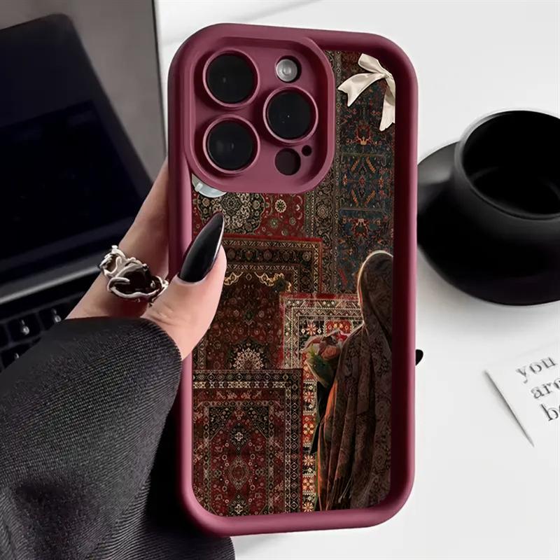 Vintage Persian Carpet Phone Case for Samsung S26 S25 S24 S23 S22 S21 S20 F06 M16 Note 20 FE Plus Ultra 4G 5G Soft TPU Cover