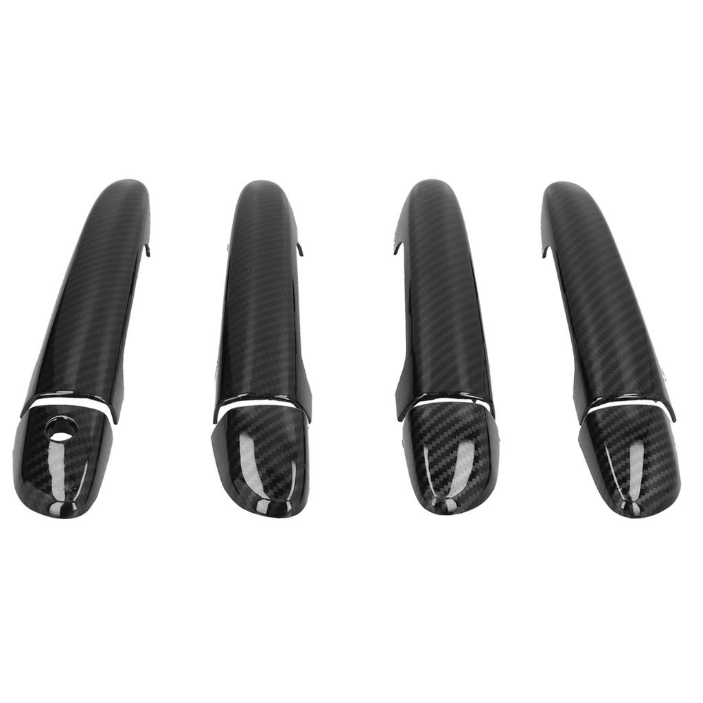 8pcs Car Door Handle Trim Carbon Fiber Style Replacement for Mazda CX3 20162020
