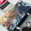 Mouse Pad Large Naruto Gamer Gaming Accessories Speed Keyboard Rubber Lock Edge Desk Mat Laptop Mousepad Durable Anime