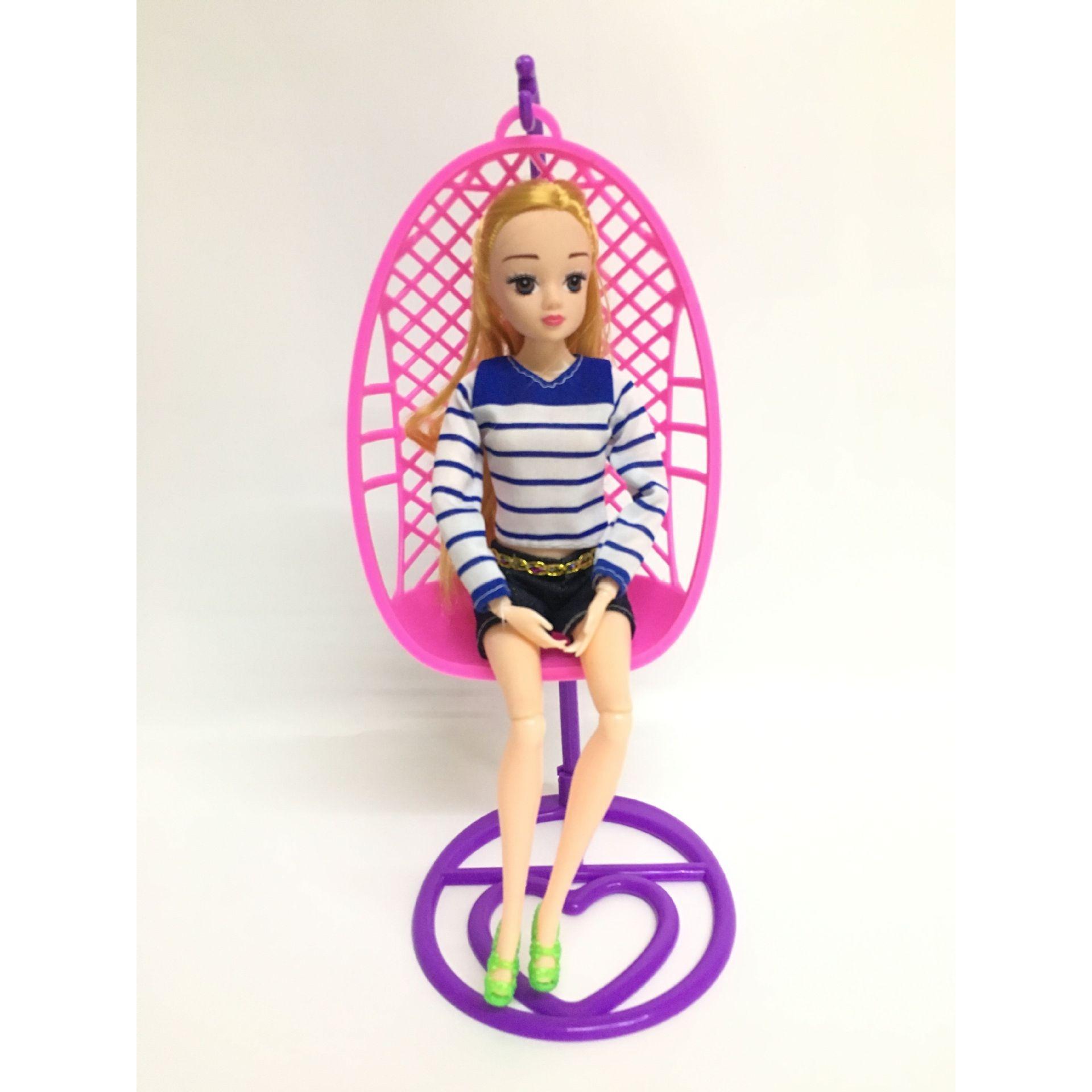 Подвесной стул для кукольного домика — фото 12