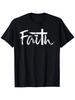 Christian Faith And Cross Jesus Believer Gift For Men Unisex T-Shirt