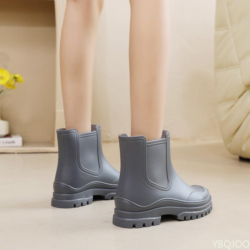 Fishing Water Shoes Women Garden Rain Boots Waterproof Galoshes Chelsea Boot Female Non-slip Rainshoes Botas Mujer