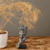 Nordic Creative Silence Is Gold Statue Resin Thinker Sculpture Figurine Vintage Home Office Decoration Modern Art Resin Decor