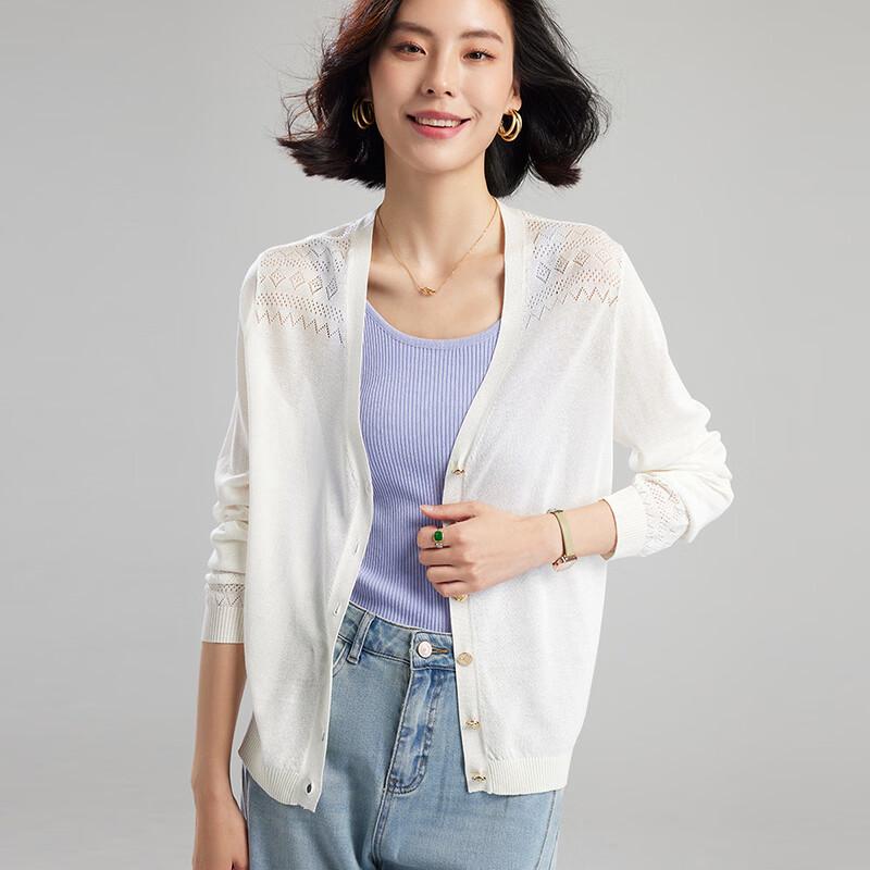 Women's Summer Loose Knit Hollow Out Cardigan