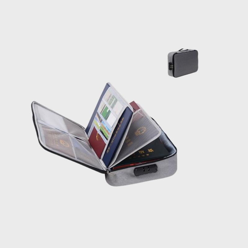 Document Storage Layered Organizer Bag Large Capacity Three Convenient Layers