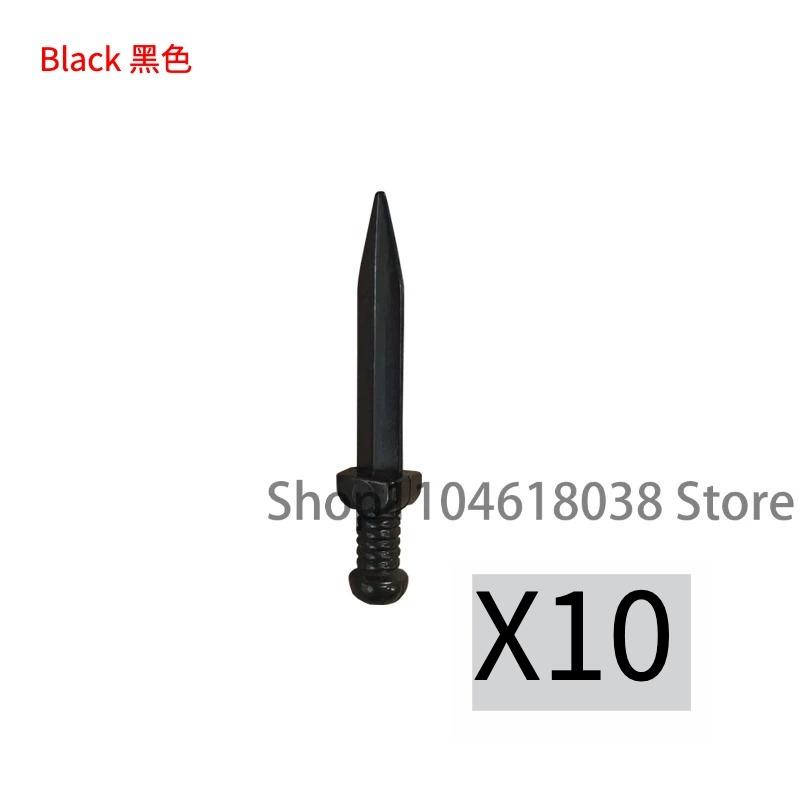 MOC Medieval Building Blocks Character Parts Model Toy Castle Knight Soldier Sword Bow Armor Shield Spear Piercing Parts Bricks