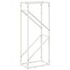 VidaXL Firewood Rack White 40x25x100 Cm, Fireplace Log Holder, Log Holder, Log Rack, 864332