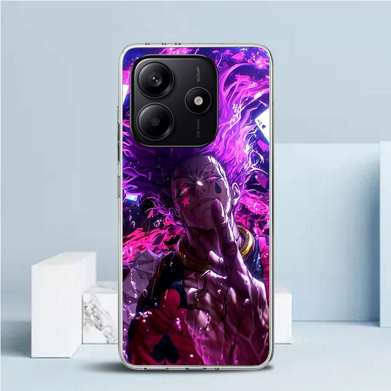 Huner X-Hunters Hisoka Phone Case For Xiaomi Redmi Note 15 14 14S 13 12S 12 Pro Plus 11S 11 11T 11E 10S 10 + Soft TPU Back Cover