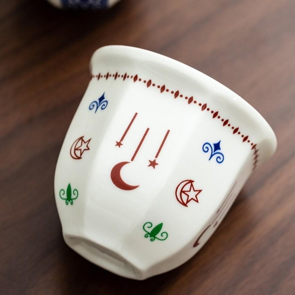 Ethnic Style Ceramic Coffee Cup 80/170/250ml Turkish Tea Cup Creative Middle Eastern Cup Tea Time