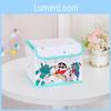 Cute Pajamas Crayon Shin Chan Shiro Striped Pattern Foldable Flip Box Storage