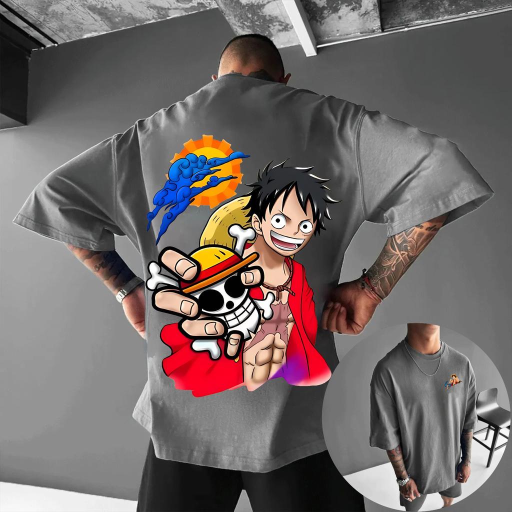 One Piece Monkey D Luffy Anime Graphic TShirt Art Oversize Tee Mens 2026 Summer Fashion Street Casual Y2K Streetwear Clothing