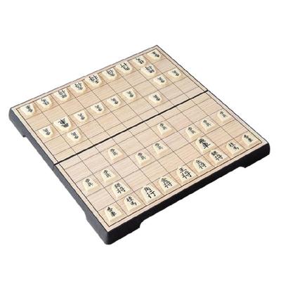 Japonia Shogi Magnetyczna Składana Plansza do Japońskich Szachów 25×25×2cm