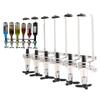 6 Flasker Bar Vinholder Shots Stativ Maskin Veggfeste Veggmontert Vin Likør Drikke Dispenser