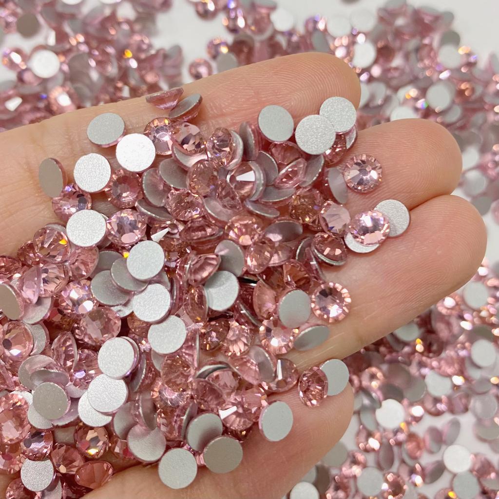 High Quality Non Hotfix Rhinestone Diamond Strass Flatback Glass Crystal Rhinestones Bulk for Cloth DIY Crafts