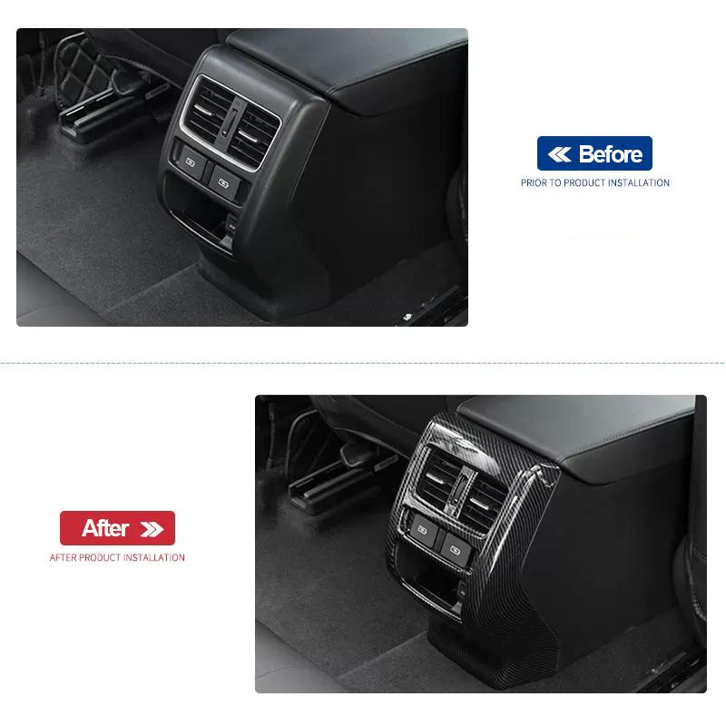 Pentru Honda Accord X 10th 2018 2022 hibrid ABS masina spate aer conditionat orificiu de evacuare cadru accesorii ornamente