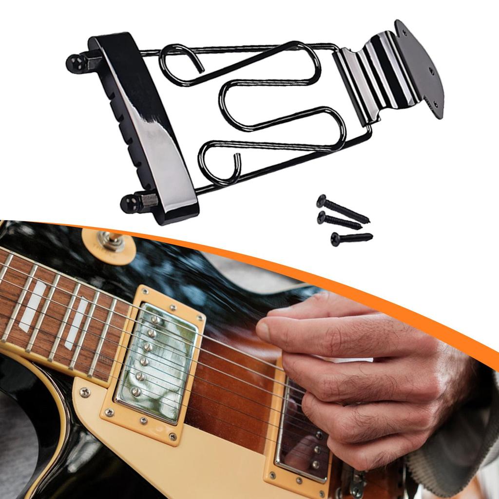 Guitar Trapeze Tailpiece Replacement Accessories Professional Repair Parts Semi Hollow Hardware String Plate for Jazz Archtop