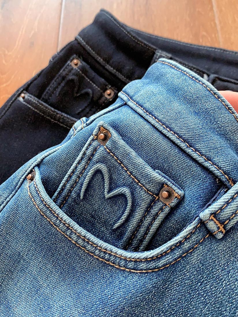 

Stylish Special Edition Fleece-Lined Slim-Fit Warm Straight-Leg & Wide-Leg Jeans for Women 28 (110-120 jin) чорний